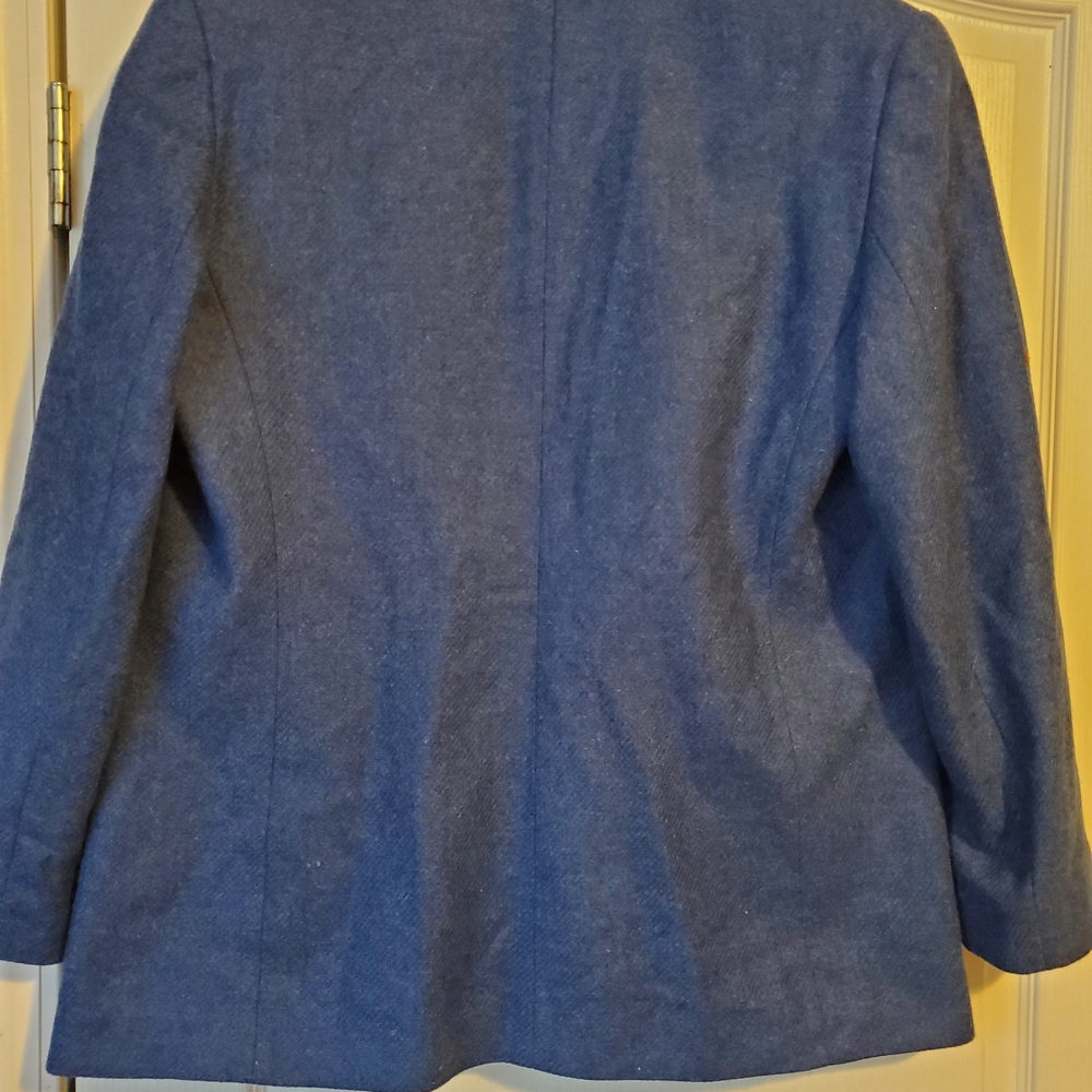 Talbots Elegant Navy Blazer View 4